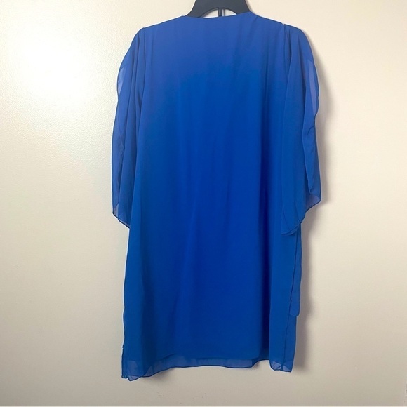 Just Fashion Now Blue Beaded Blouse – NWT, Size XL - Picture 7 of 9